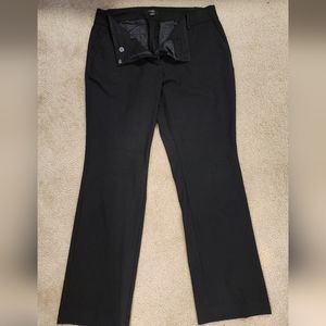 Straight leg black pants